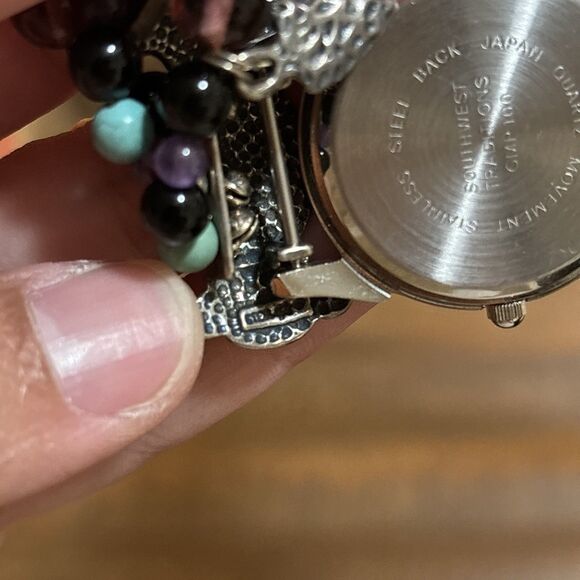 UNIQUE Women\'s Charming 925 STERLING SILVER NATIVE Watch LIBERTY 1911 UNTESTED main image 7